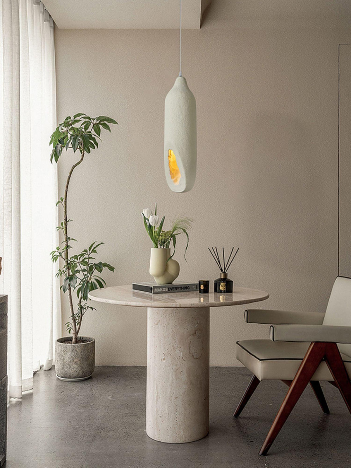Anorion moderne minimalistisk nordisk pendellampe i plast