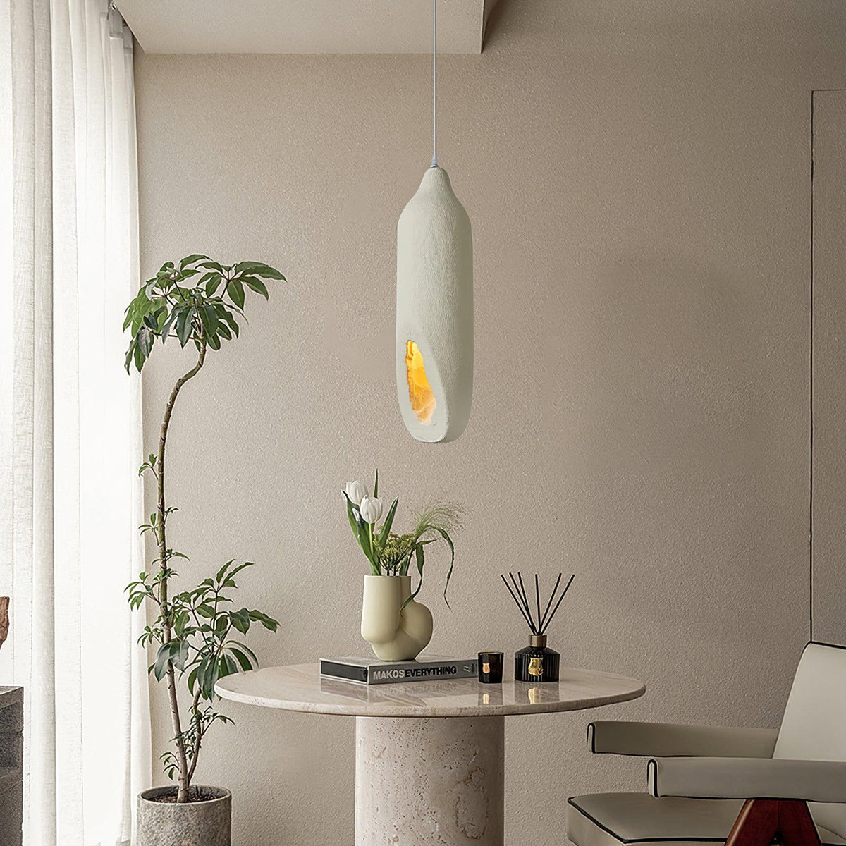 Anorion moderne minimalistisk nordisk pendellampe i plast