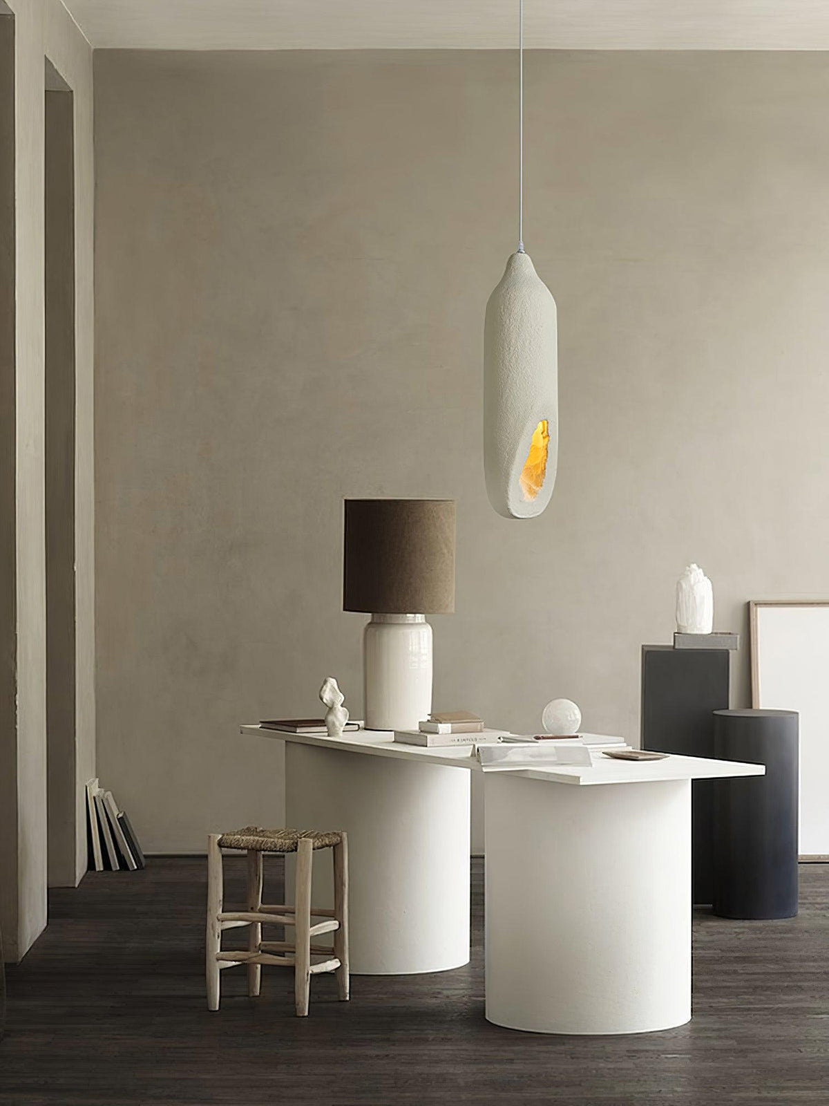 Anorion moderne minimalistisk nordisk pendellampe i plast