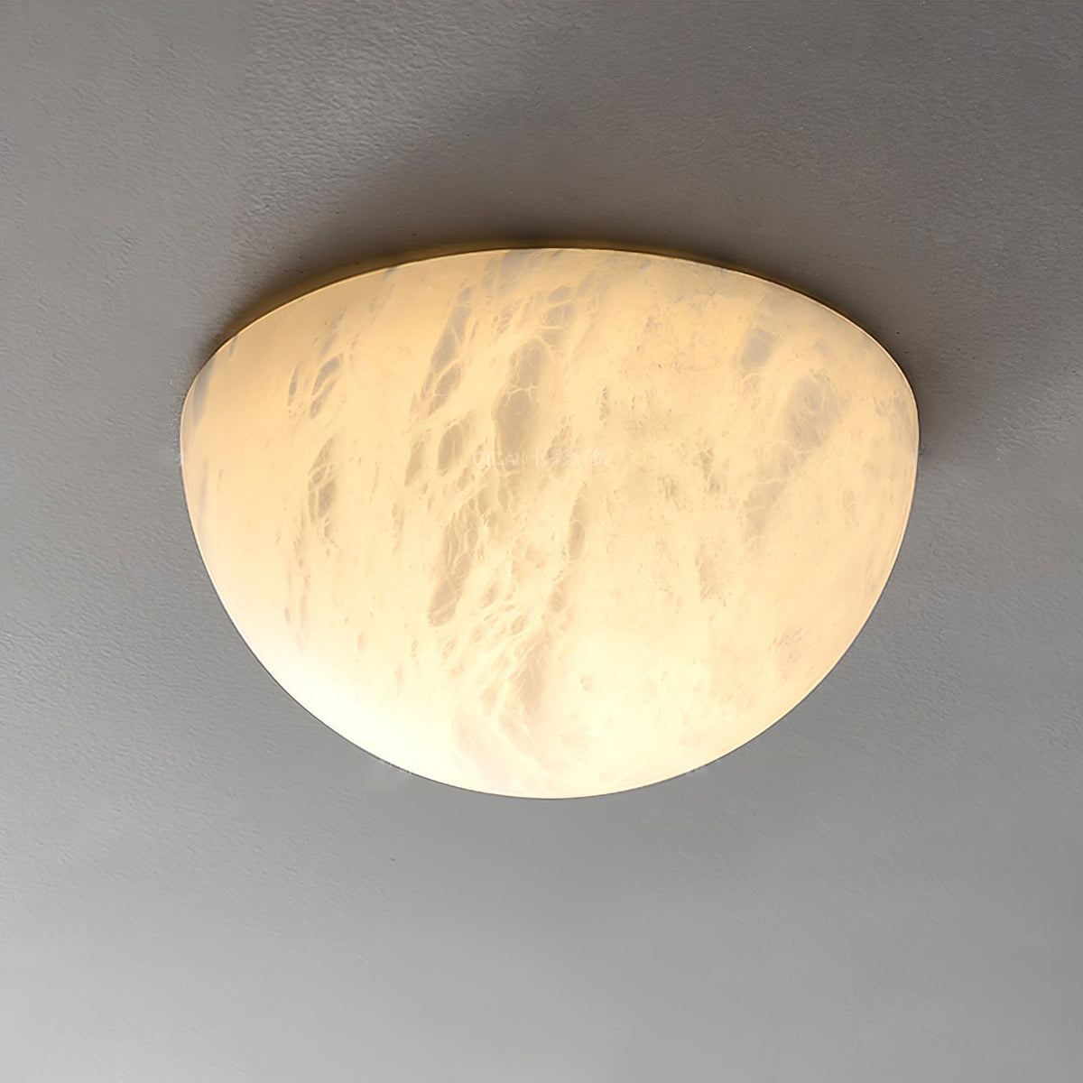 Elthen minimalistisk taklampa i alabaster