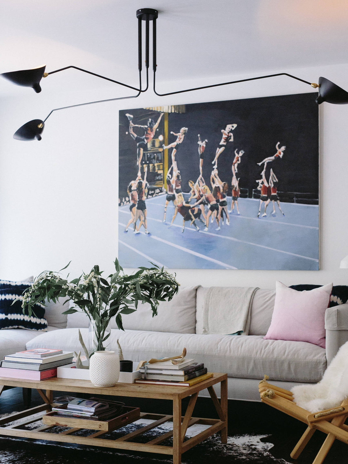 Renuelle Ceiling Light Three Arm Minimalist