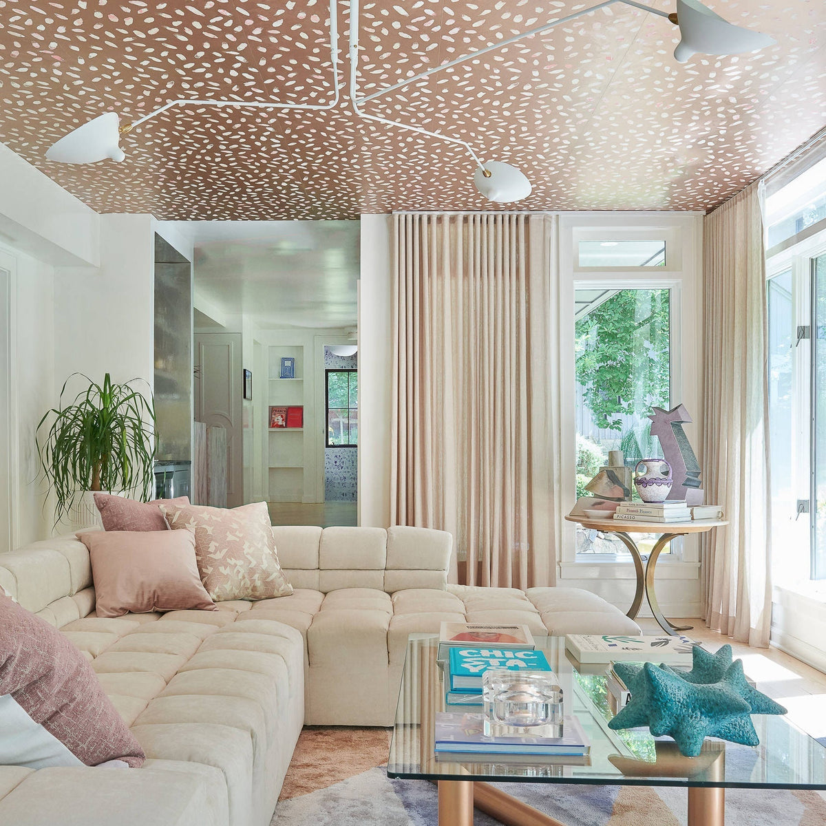 Renuelle Ceiling Light Three Arm Minimalist