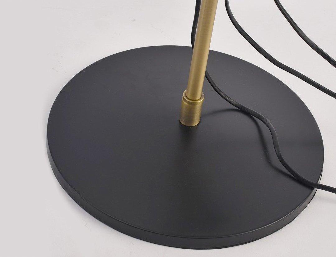 Mylirir art deco-gulvlampe i messing