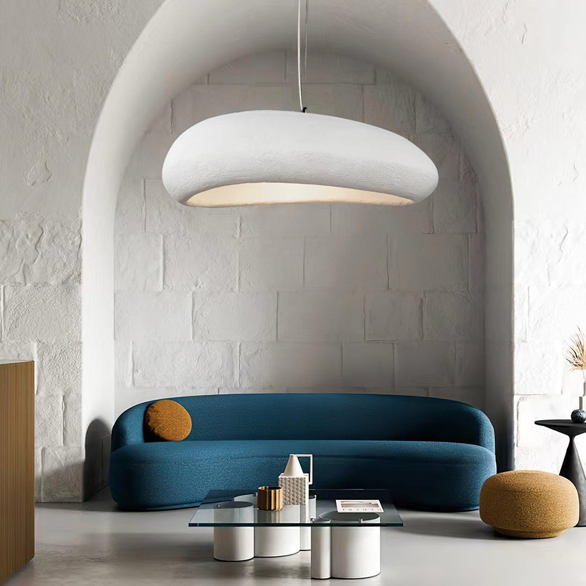 Mino Premium nordisk kunstnerisk sky-pendellampe i plast