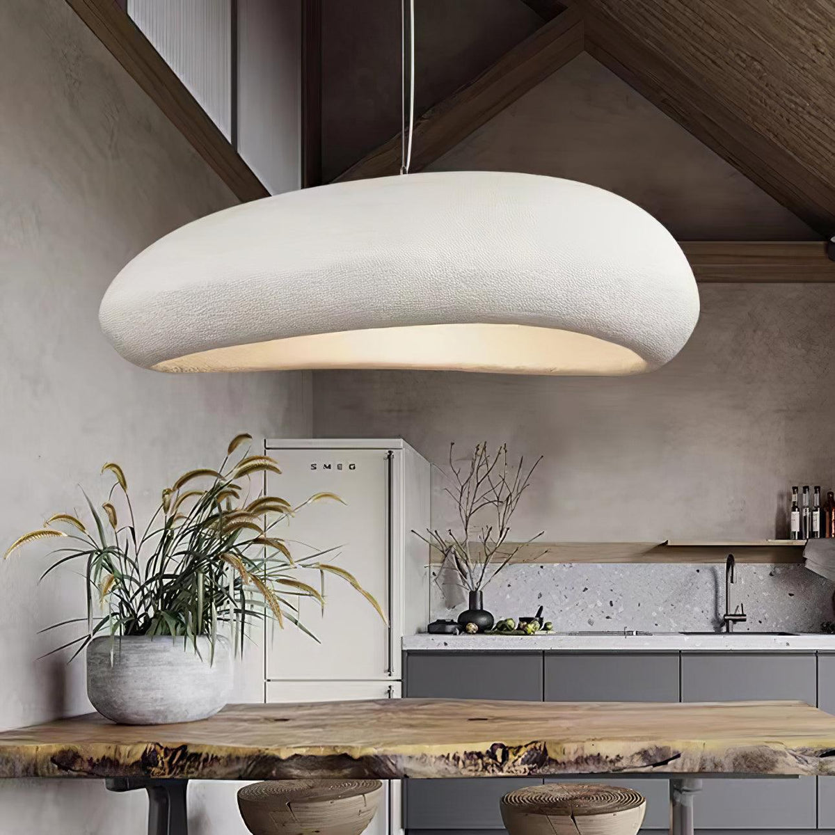 Mino Premium nordisk kunstnerisk sky-pendellampe i plast
