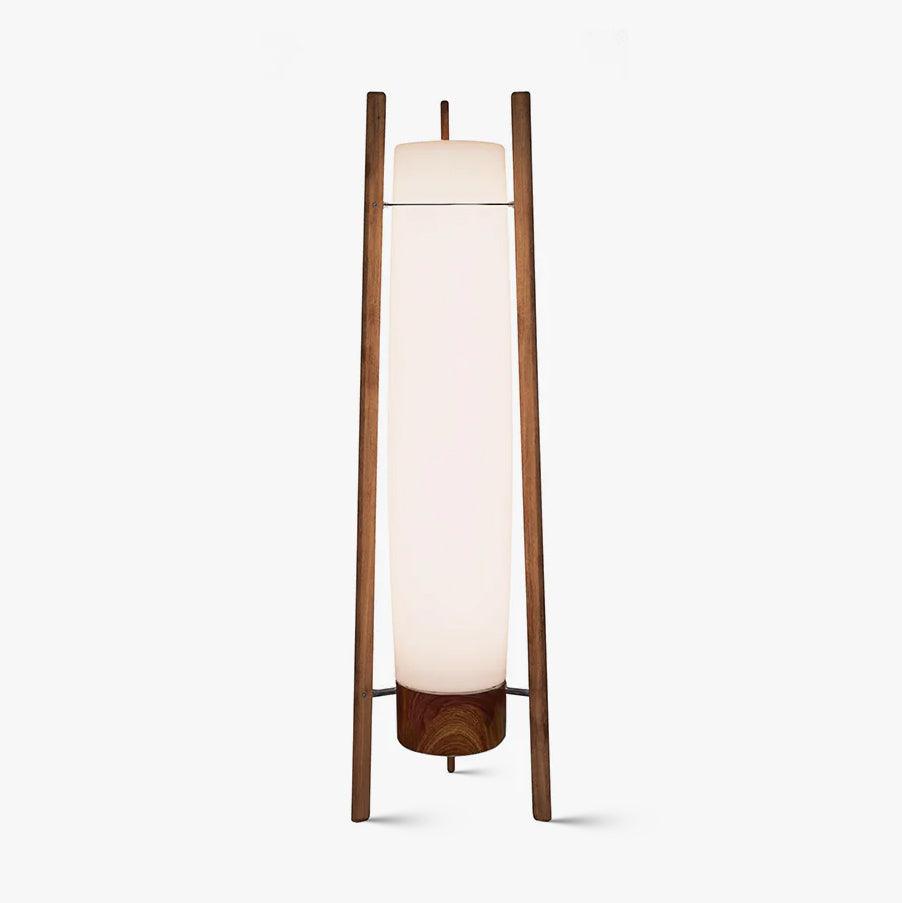 Zezoraril wabi-sabi-golvlampa i trä