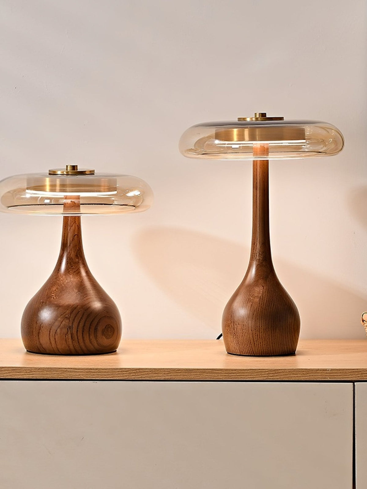 Bux Modern Wood Table Lamp