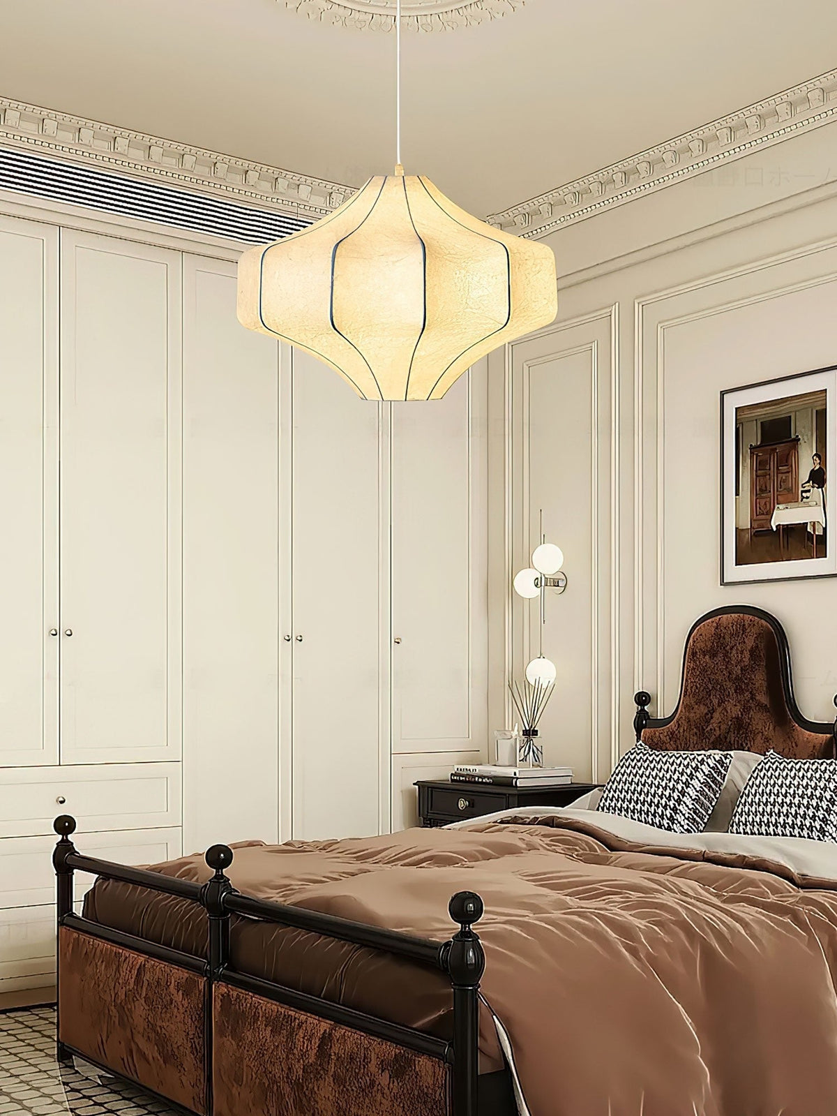 Candeeiro suspenso Elixor Silken Aura em seda