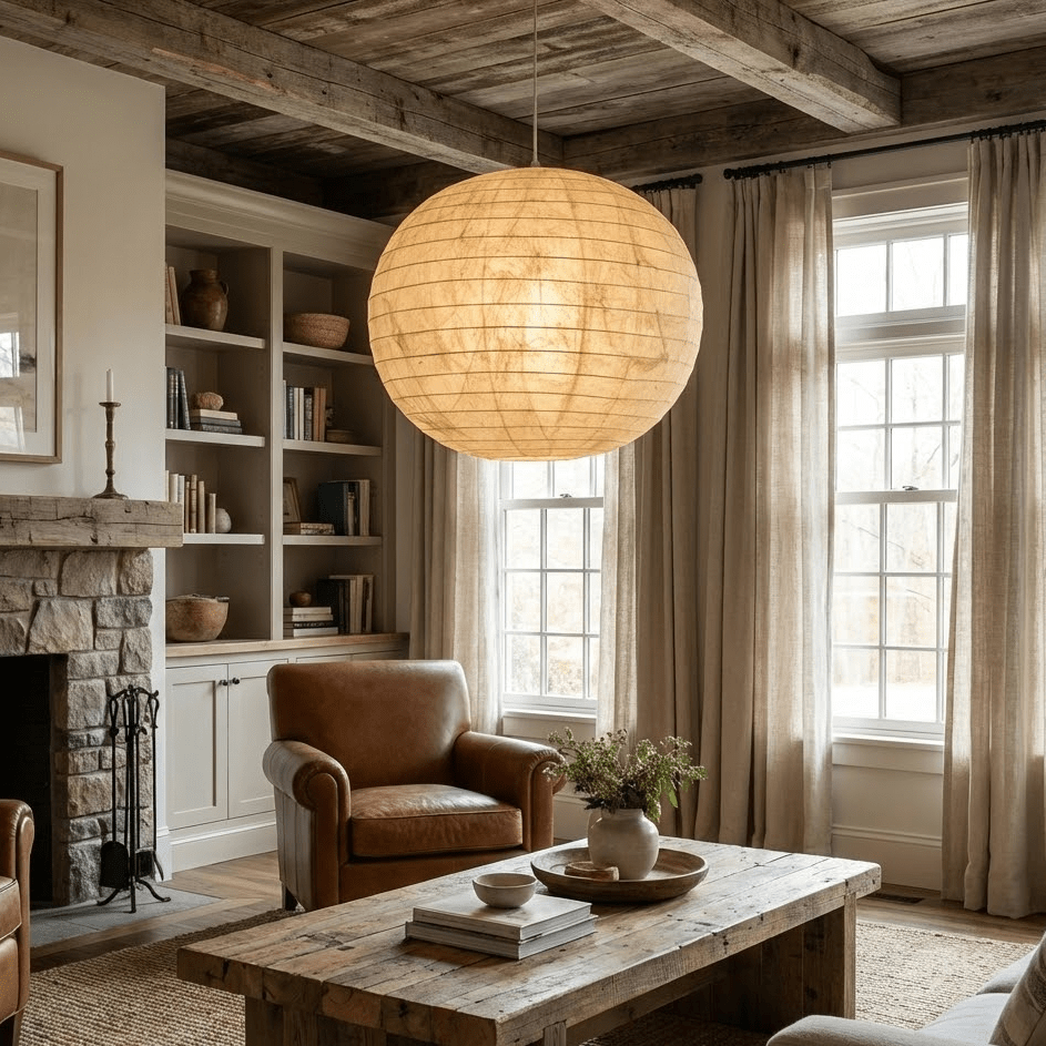 Candeeiro suspenso Rivania Silvara Lunar Globe