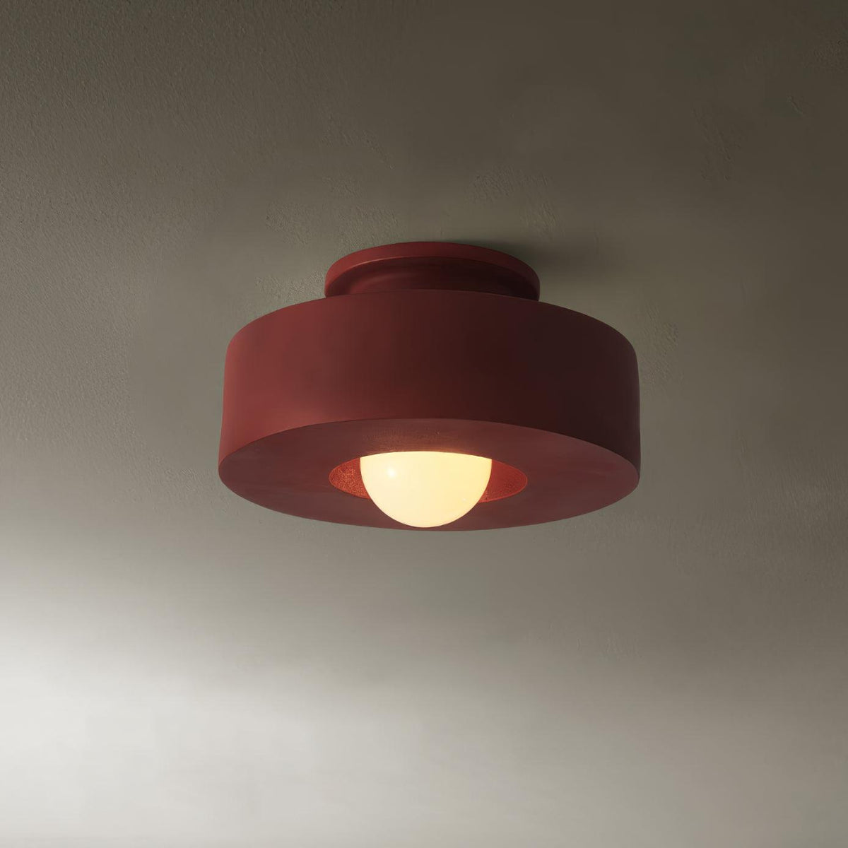 Celelian Simon-loftslampe i cylindrisk resin