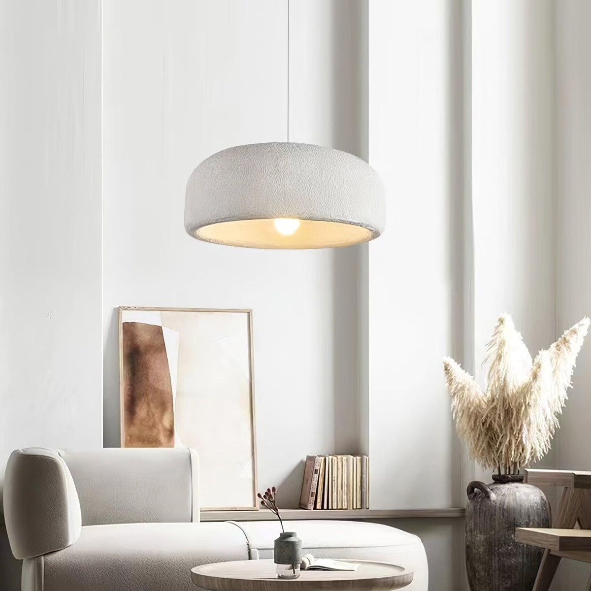 Avi Modern Cloud Dome Pendant Light, Gray