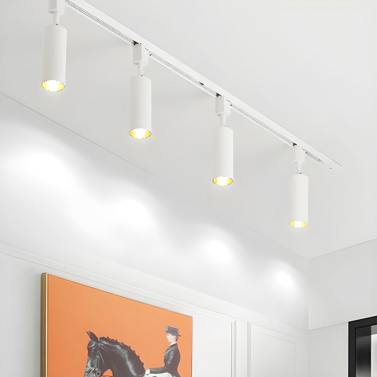 Galvyn elegant loftslampe med cylindrisk skinne i minimalistisk stil