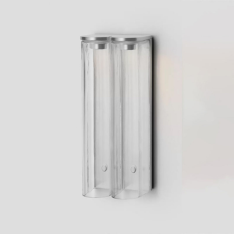 Eirisine vägglampa i glas