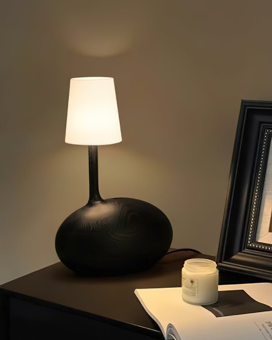 Brixten bordlampe i træ og stof
