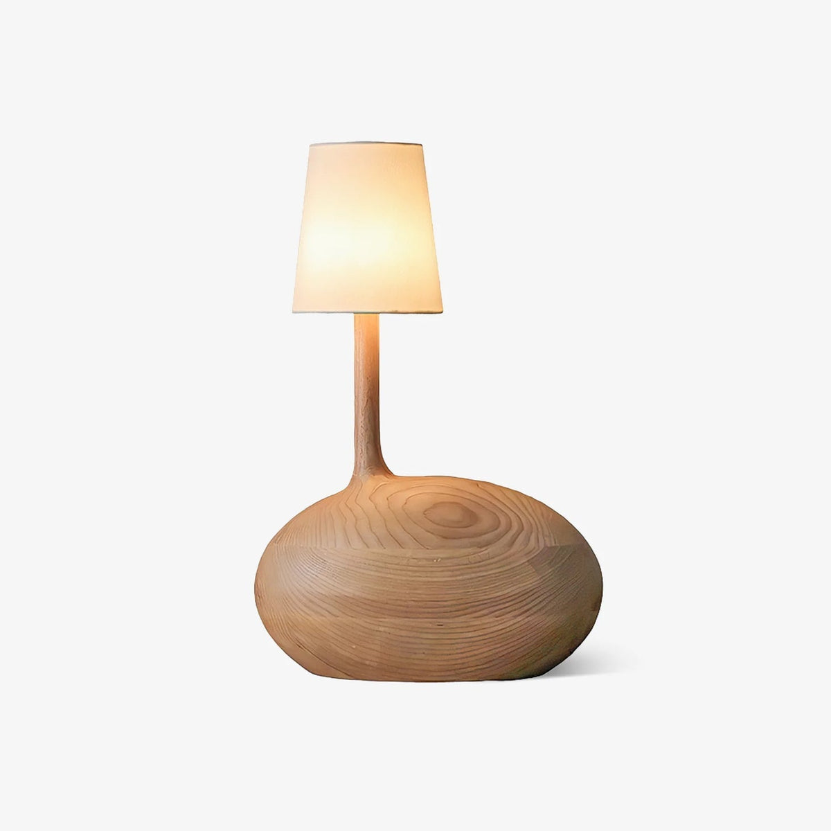 Brixten bordlampe i træ og stof