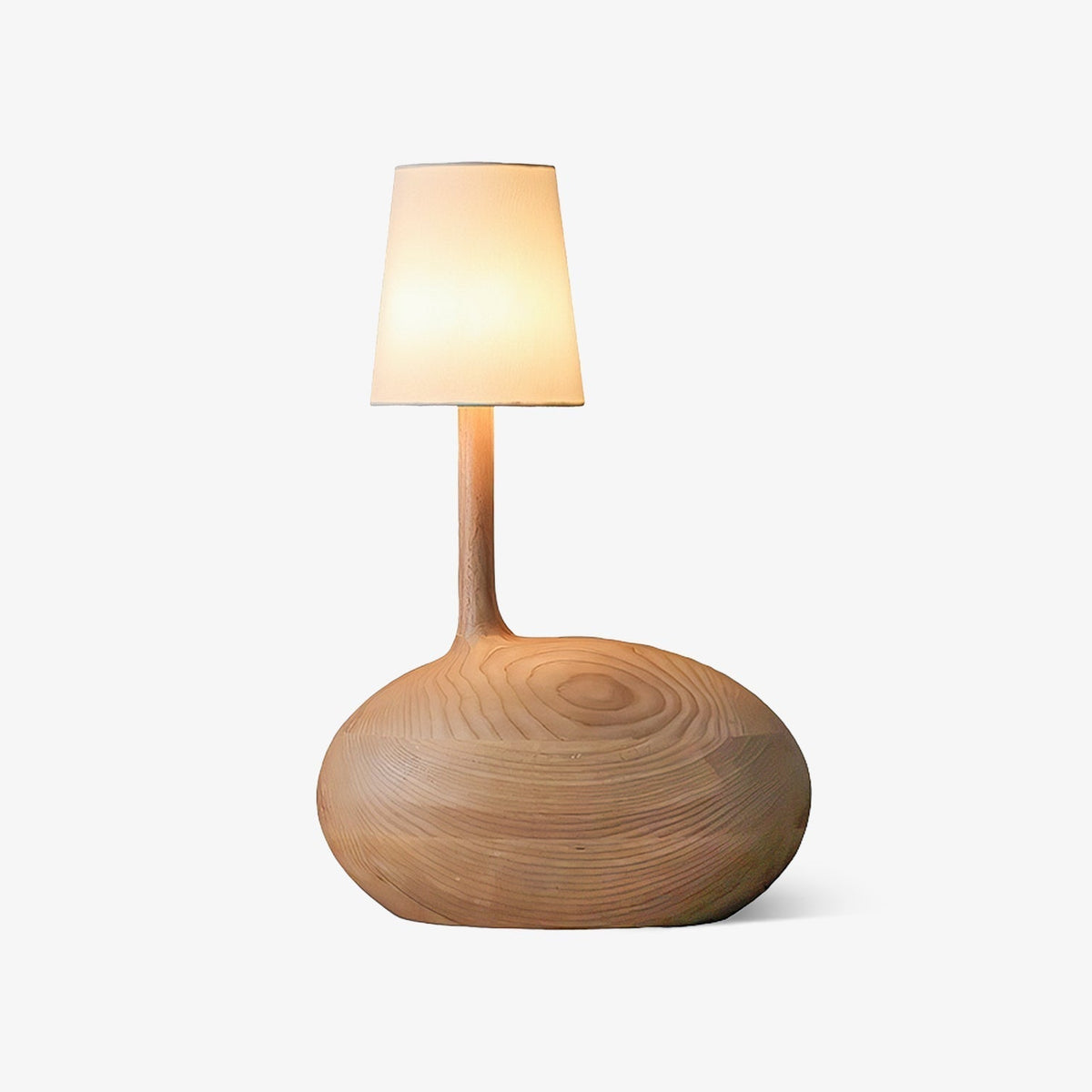Brixten bordlampe i træ og stof