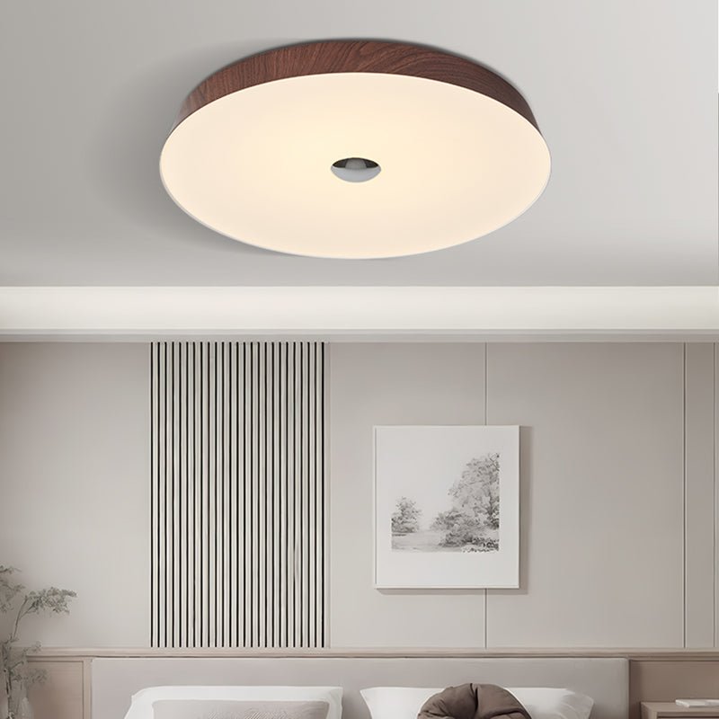 Luz de teto Ceshaora Modern Minimalist Woodgrain