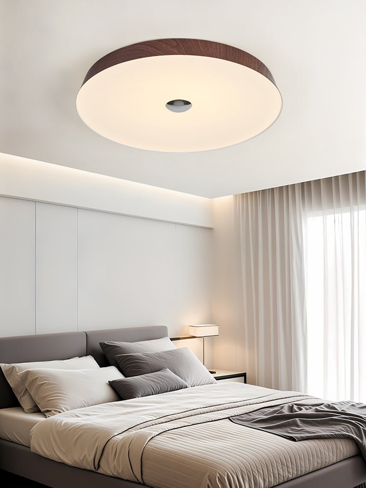 Luz de teto Ceshaora Modern Minimalist Woodgrain