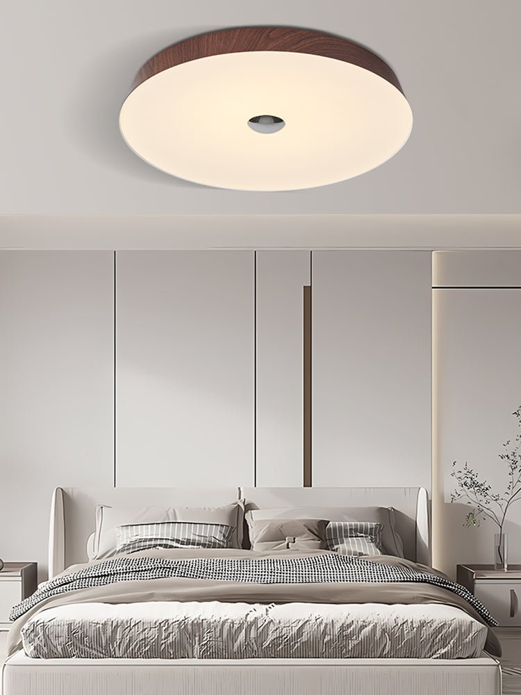 Luz de teto Ceshaora Modern Minimalist Woodgrain