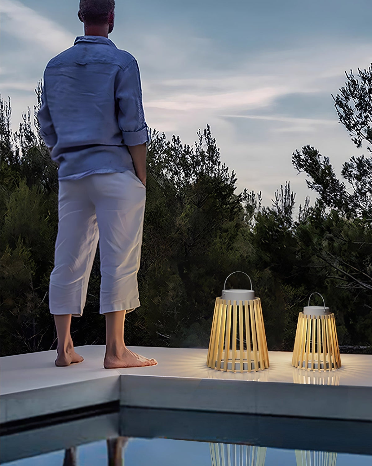 Lanterna solar de exterior Hopt