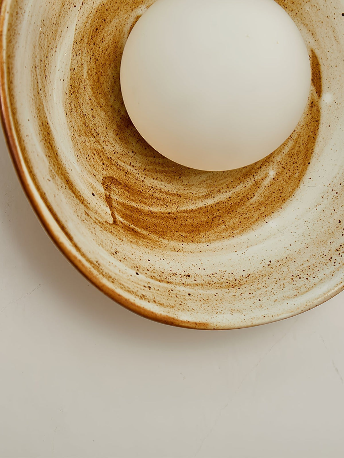 Solune moderne minimalistisk væglampe i glas og træ