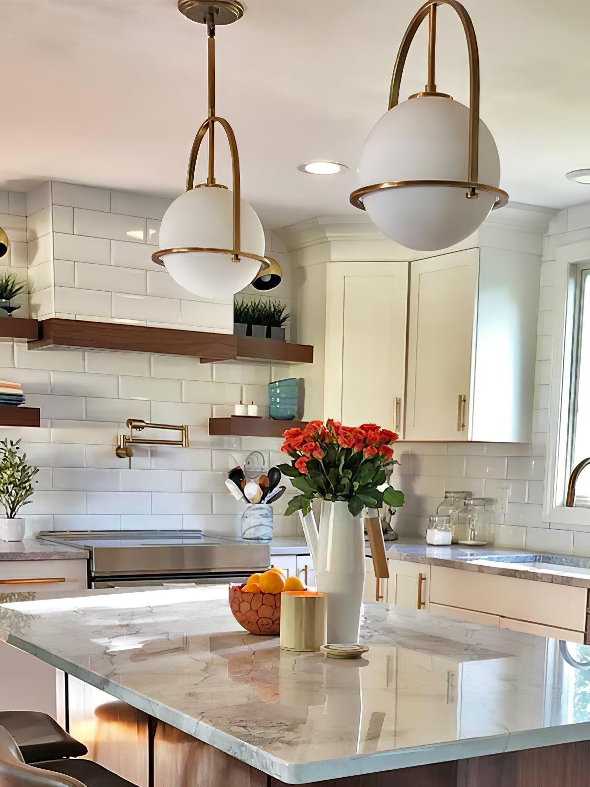 Brandonis moderne pendellampe i glas