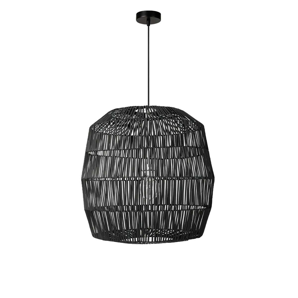 Cucarel hengilampi úr rattan