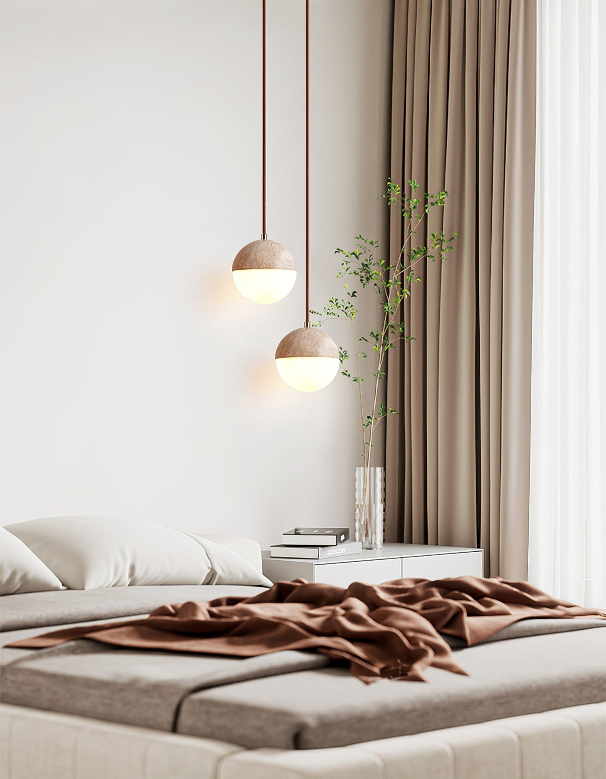 Vendrick Travertine -riippuvalaisin