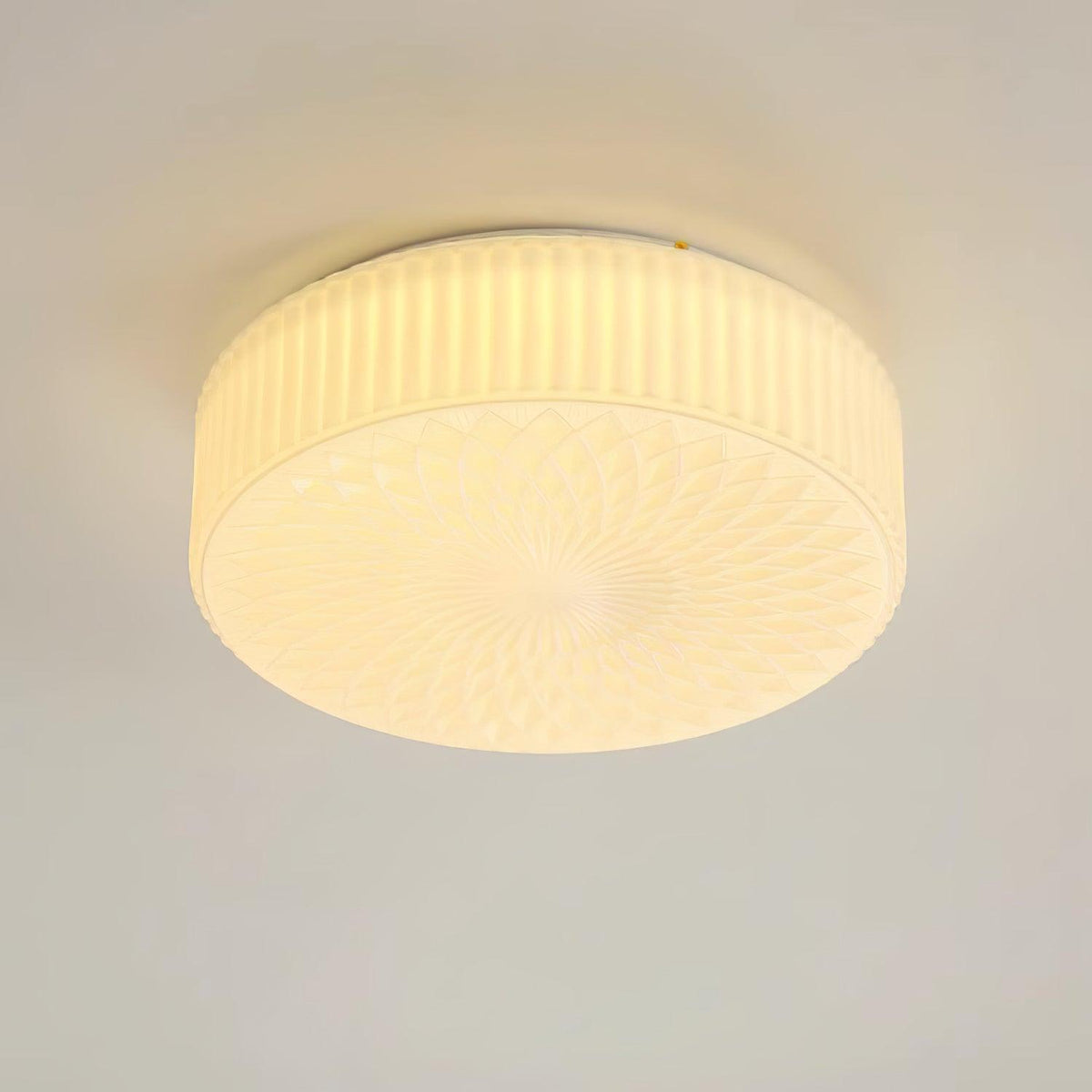 Ale loftslampe i nordisk kunstglas