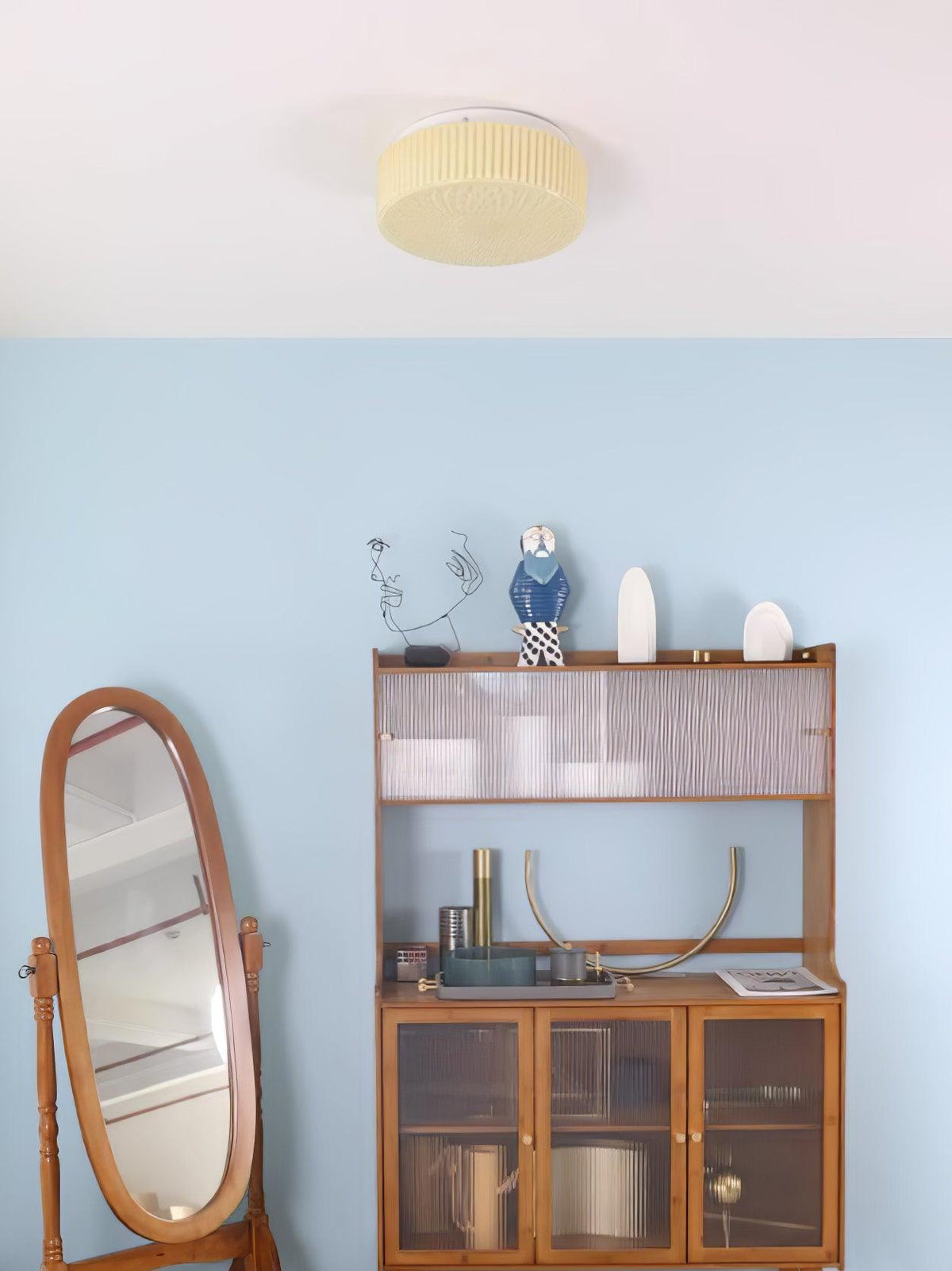 Ale loftslampe i nordisk kunstglas