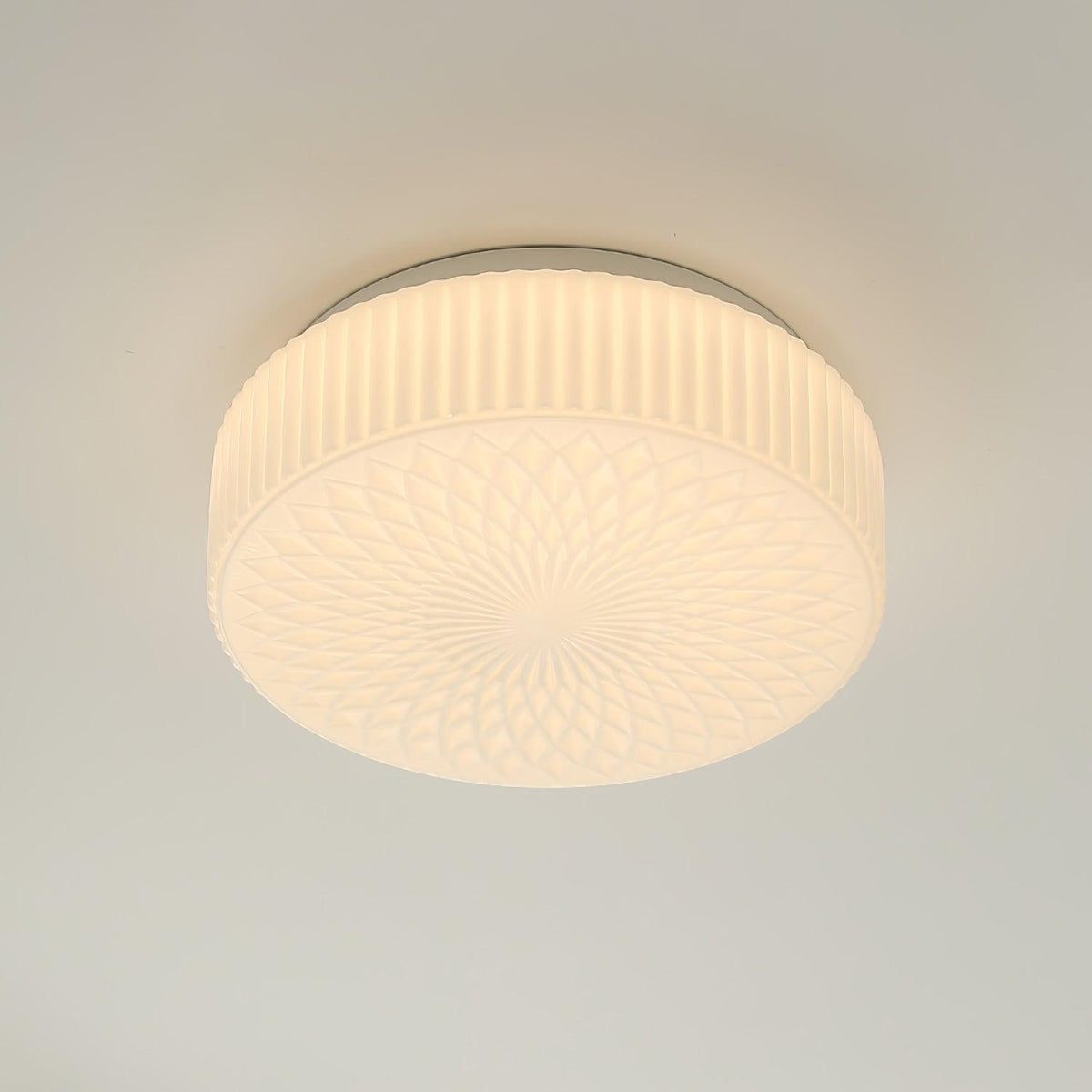 Ale loftslampe i nordisk kunstglas