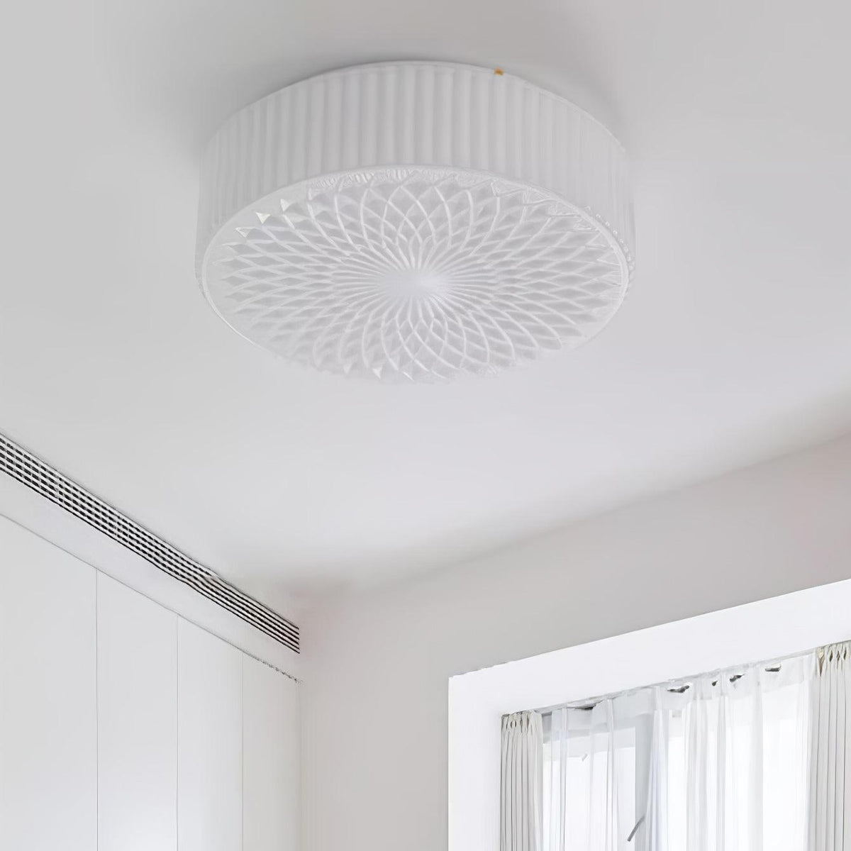 Ale loftslampe i nordisk kunstglas