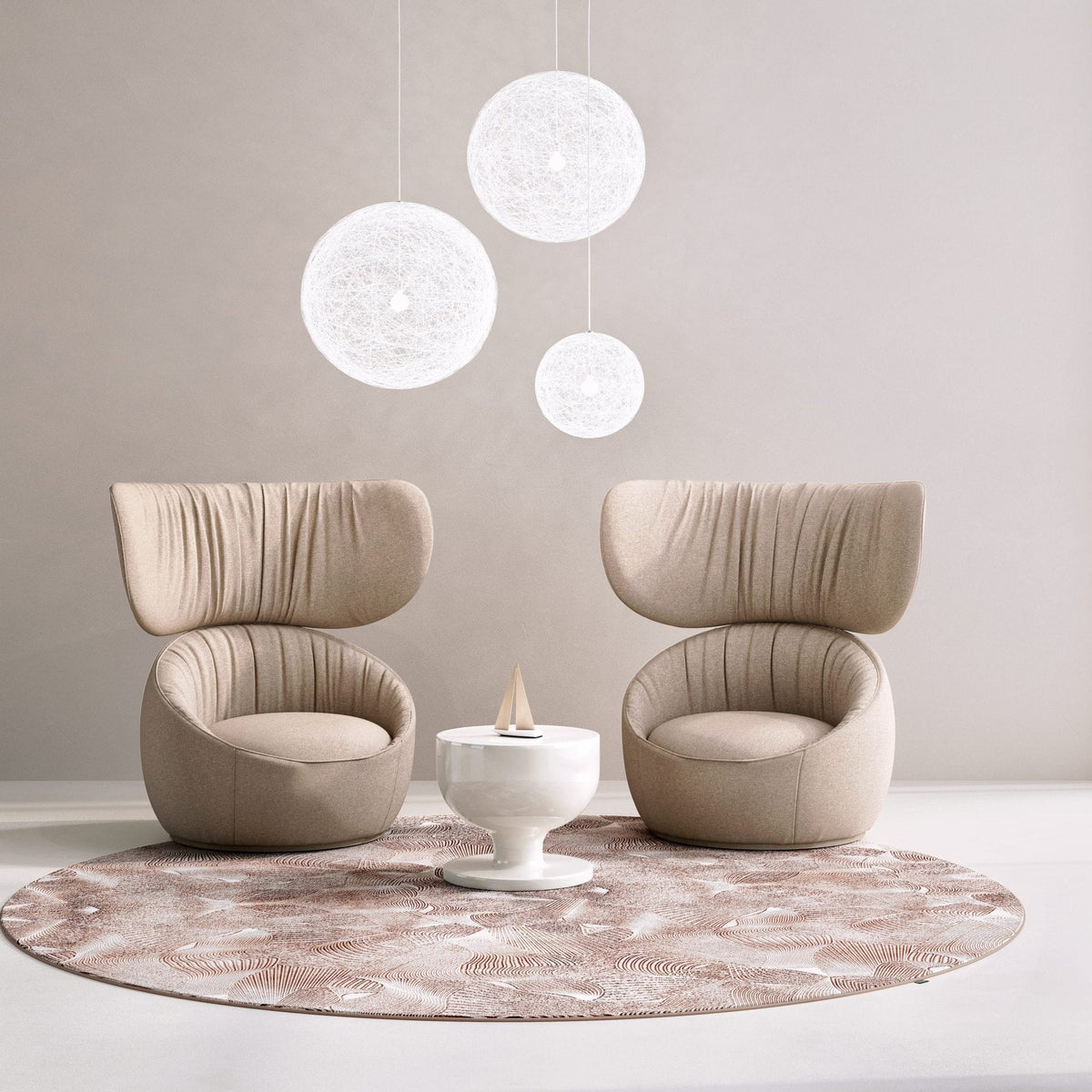 Caloette Spherical Woven Pendant Light