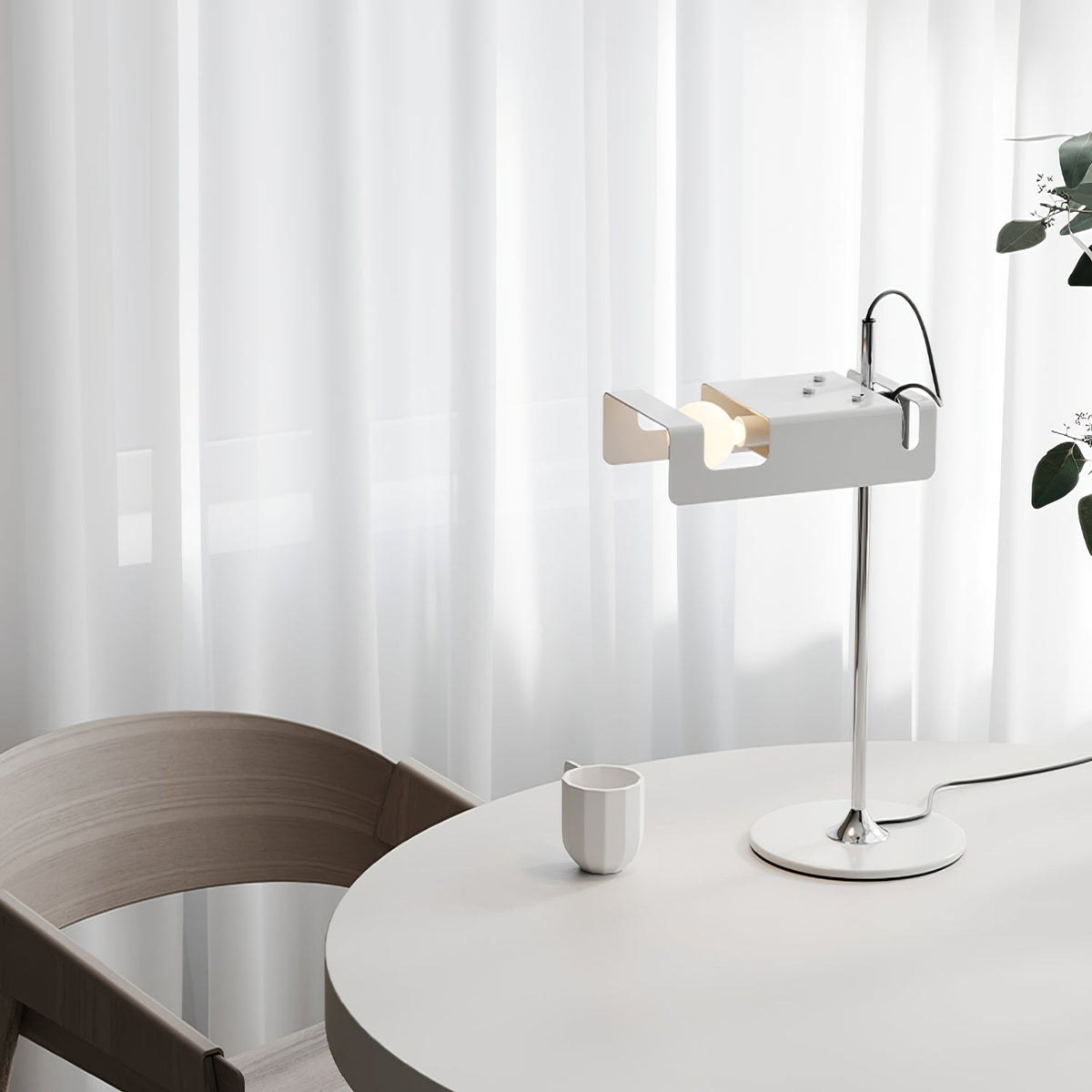 Candeeiro de mesa futurista Lumousin