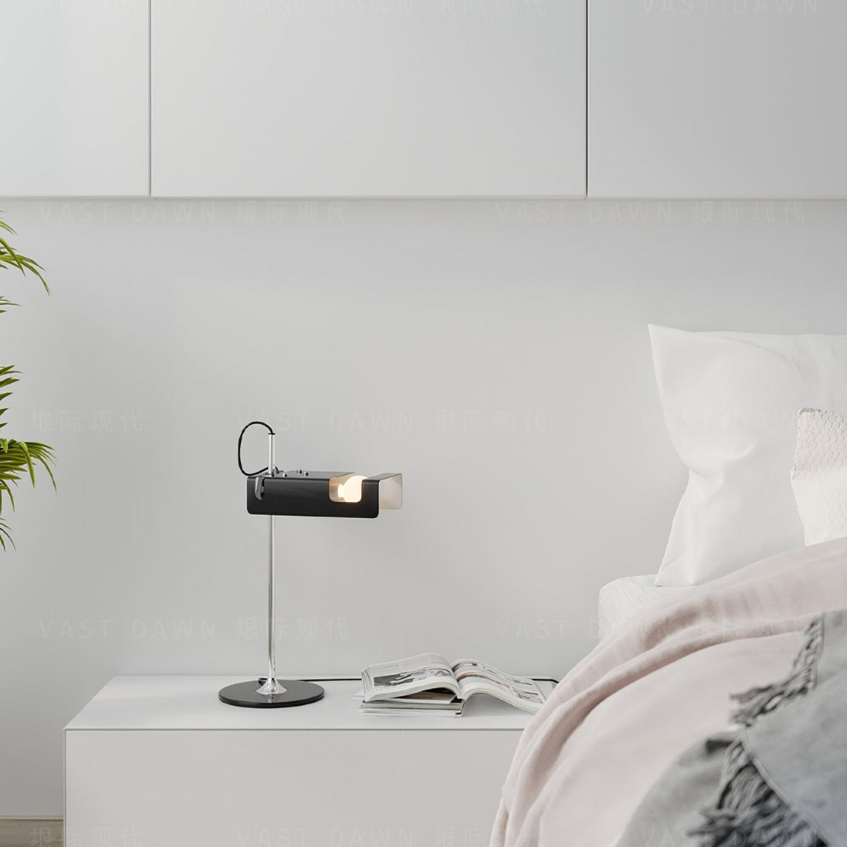 Candeeiro de mesa futurista Lumousin