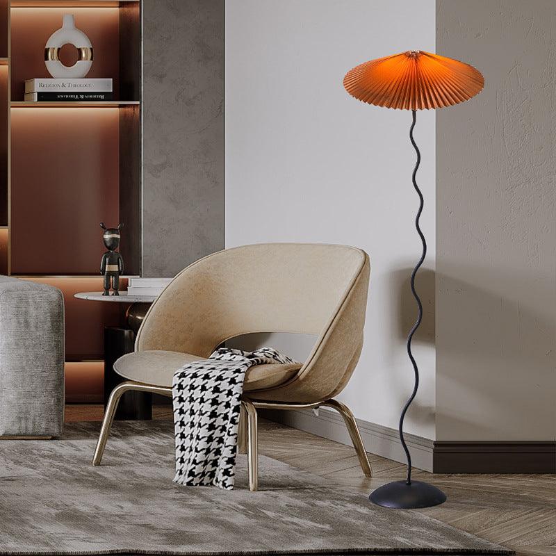Lioraven minimalistisk gulvlampe i stof