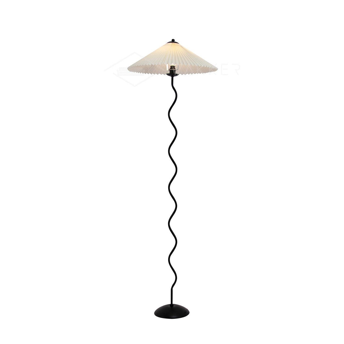 Lioraven minimalistisk gulvlampe i stof