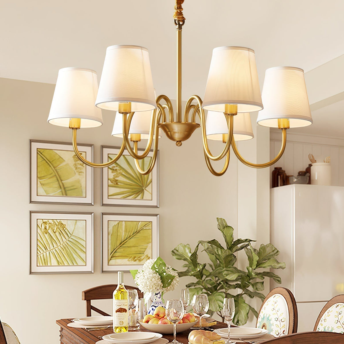Candelabro tradicional de tecido Stacey Dalen