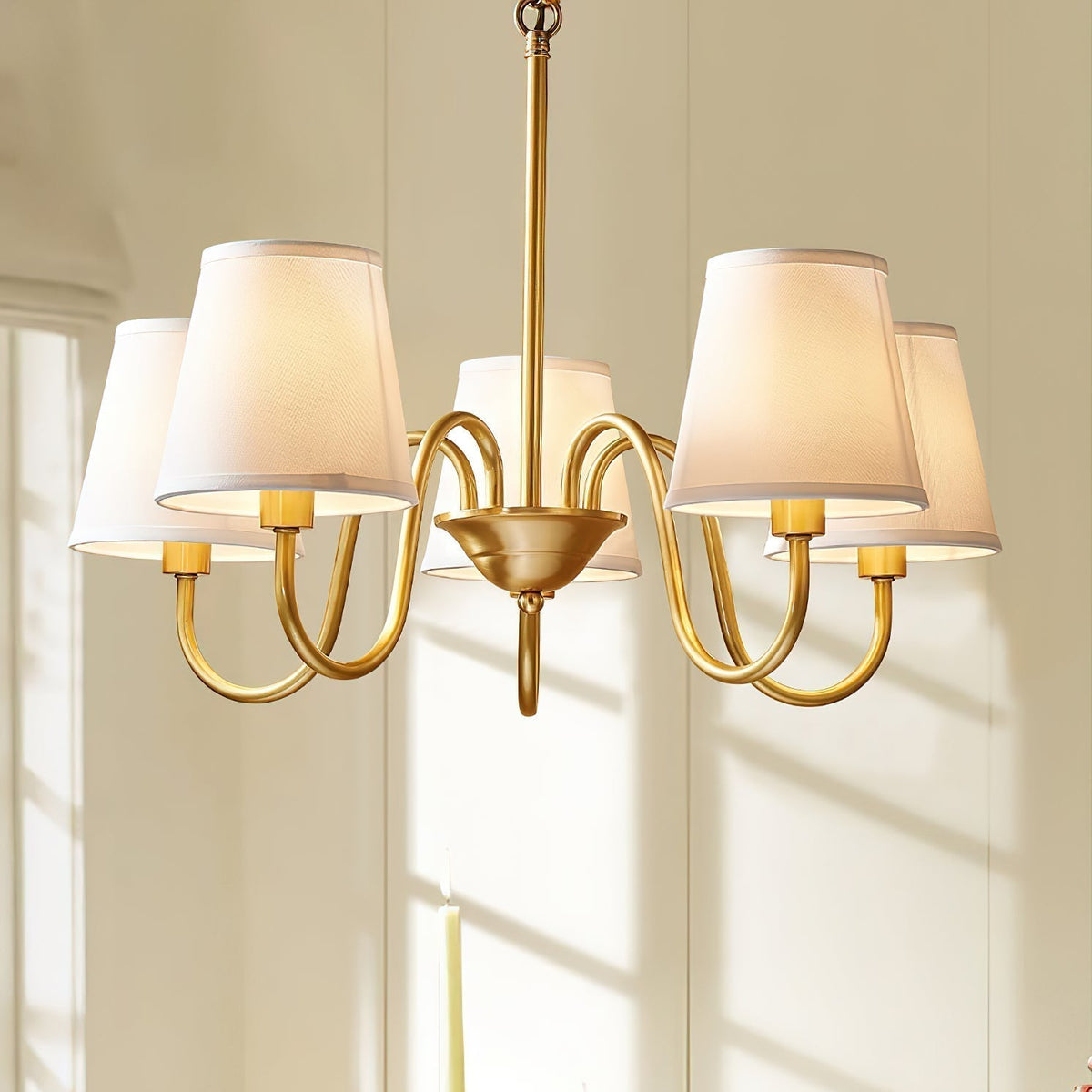 Candelabro tradicional de tecido Stacey Dalen