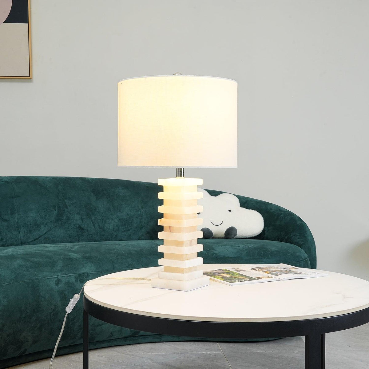 Covynen alabasterbordslampa