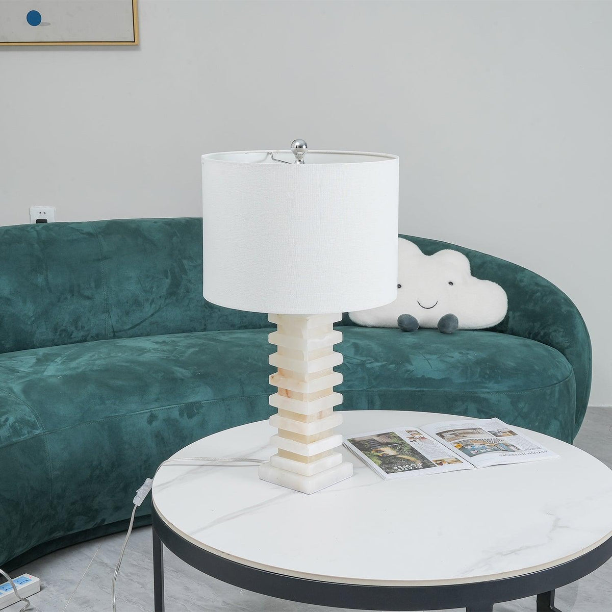 Covynen alabasterbordslampa