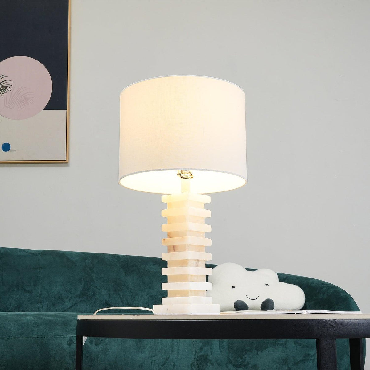 Covynen alabasterbordslampa