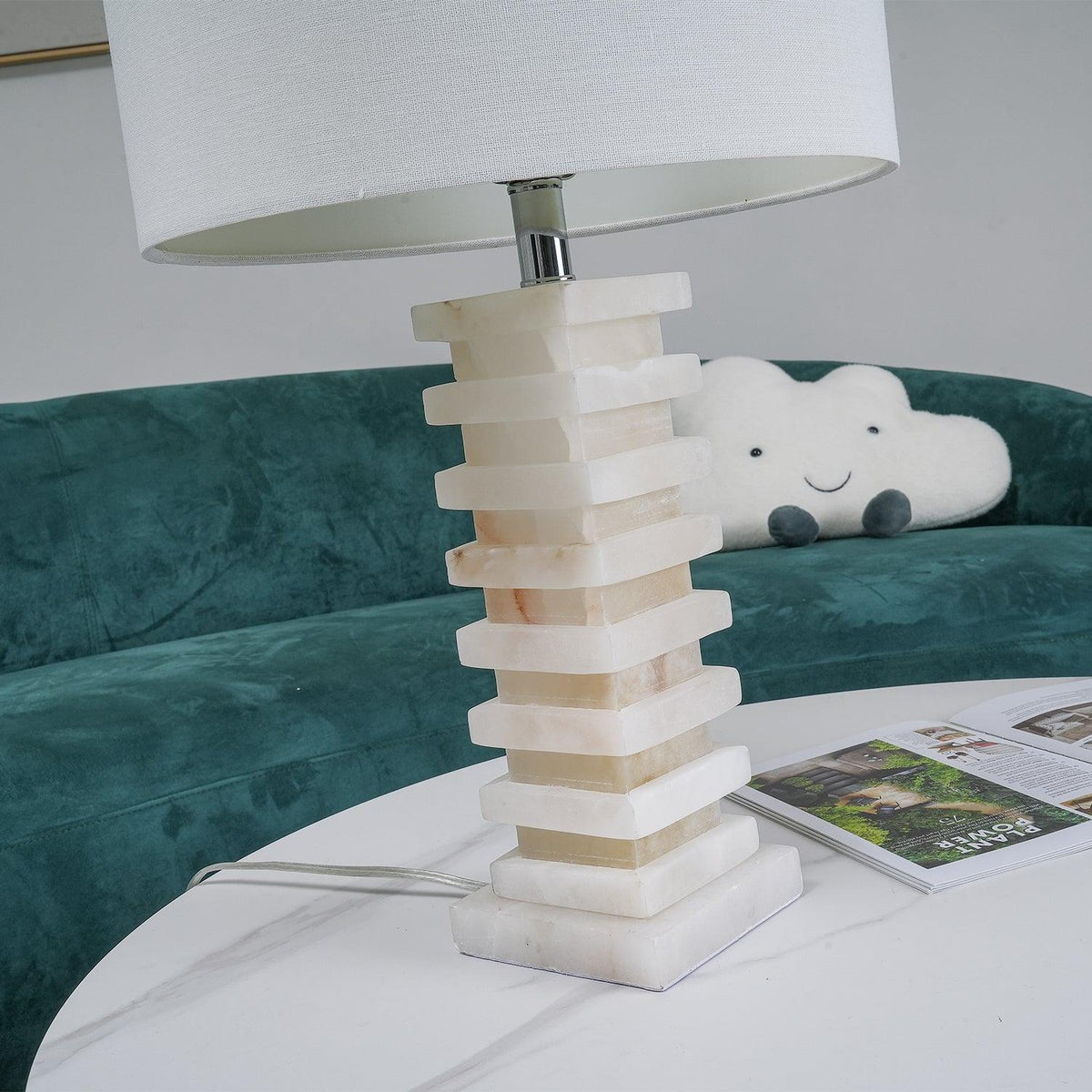 Covynen alabasterbordslampa
