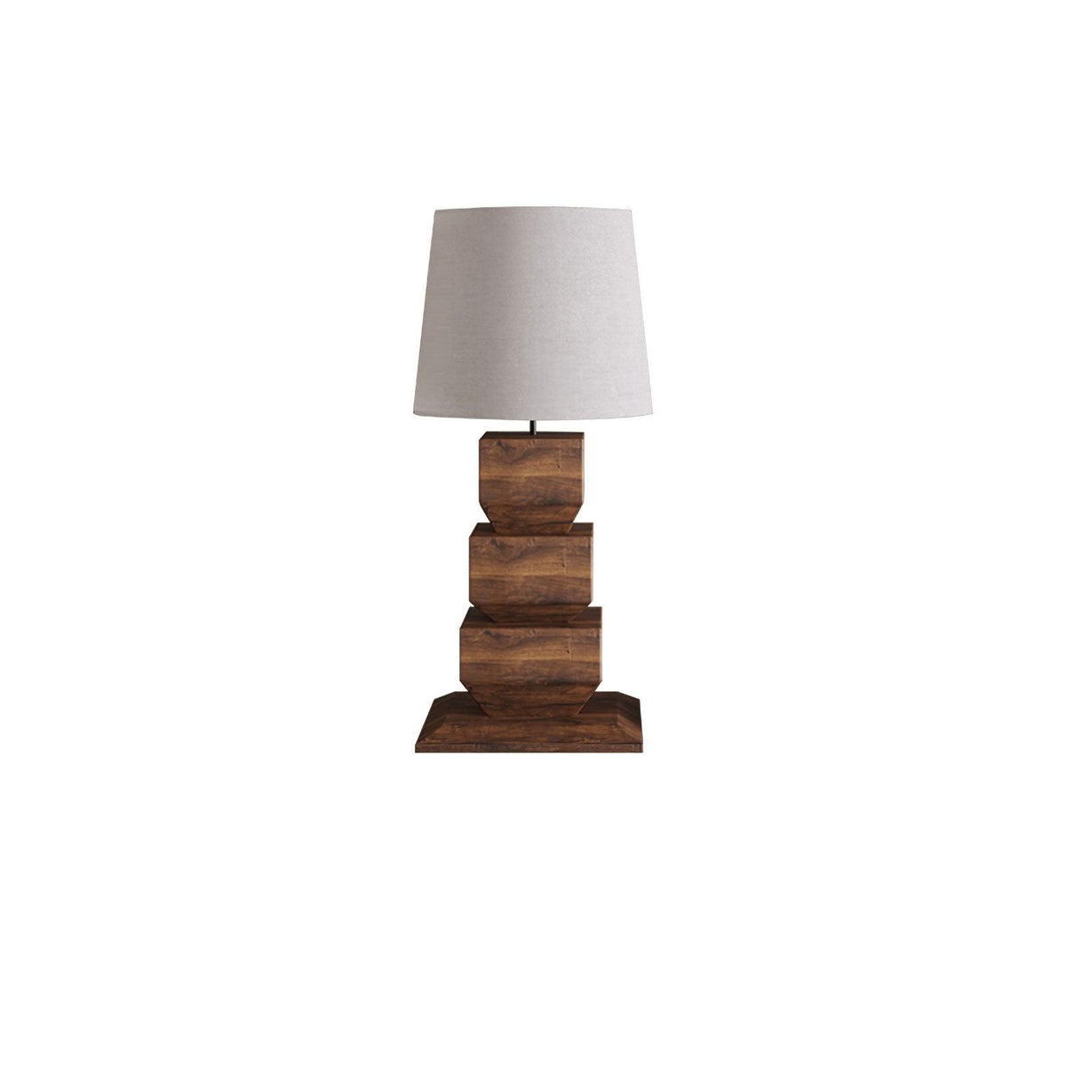 Saev stablet træbordlampe