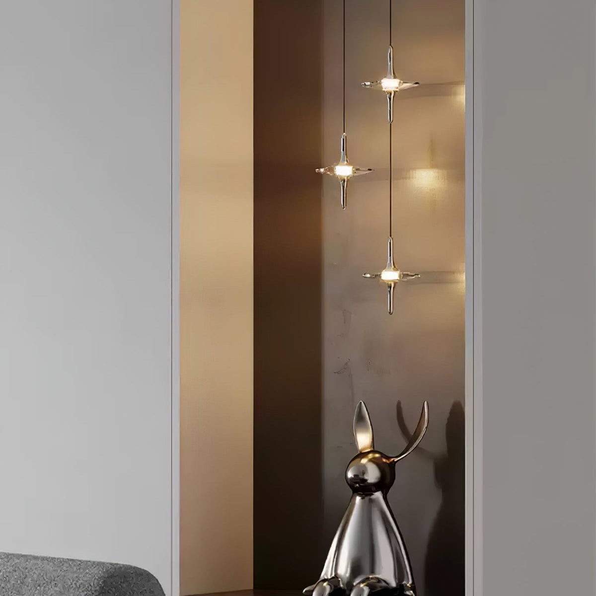 Candelabro de escadaria Varcienne Starfall