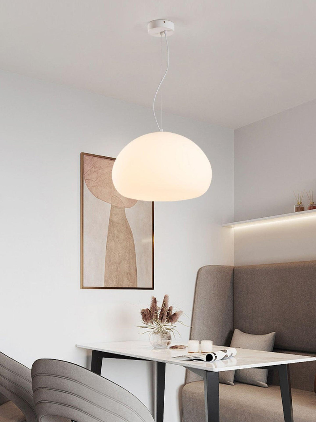 Zerina mysig pendellampa i glas