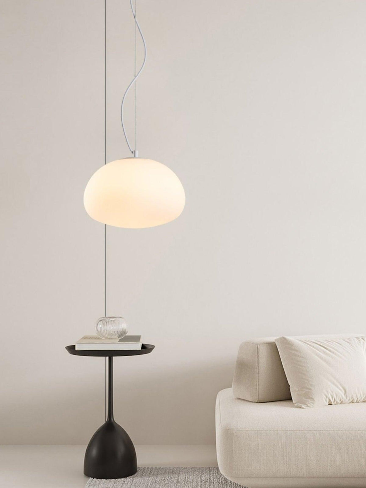Zerina mysig pendellampa i glas