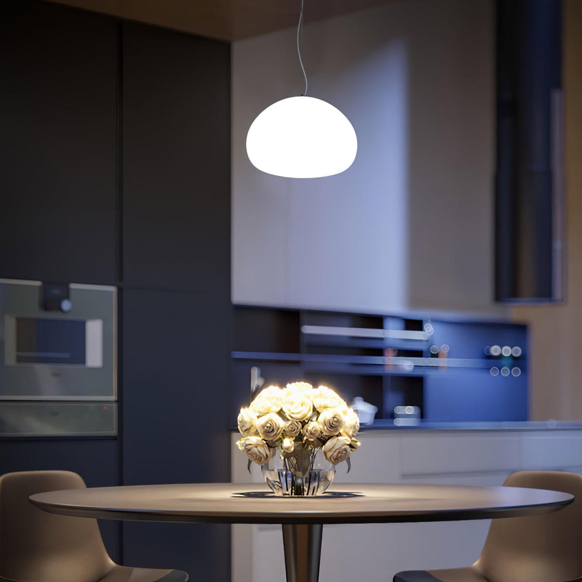 Zerina mysig pendellampa i glas