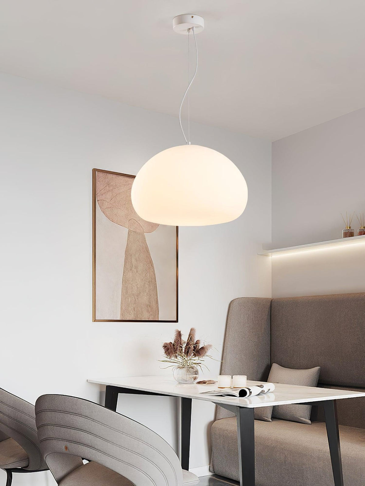 Zerina mysig pendellampa i glas