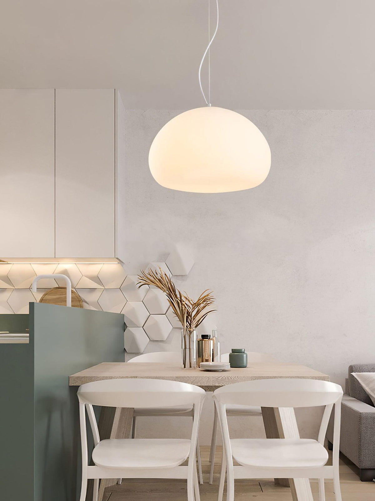 Zerina mysig pendellampa i glas